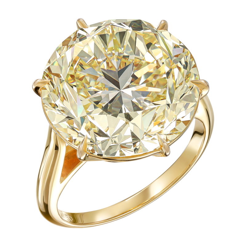 Yellow gold diamond rings for best sale sale